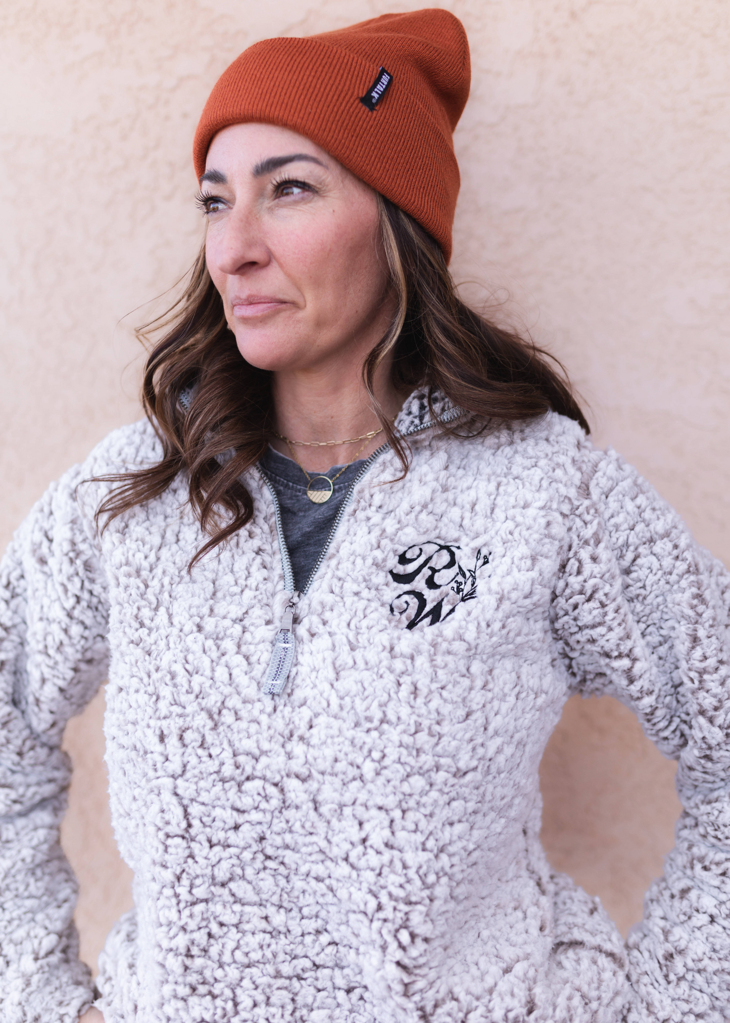 Sherpa Quarter Zip Sweater