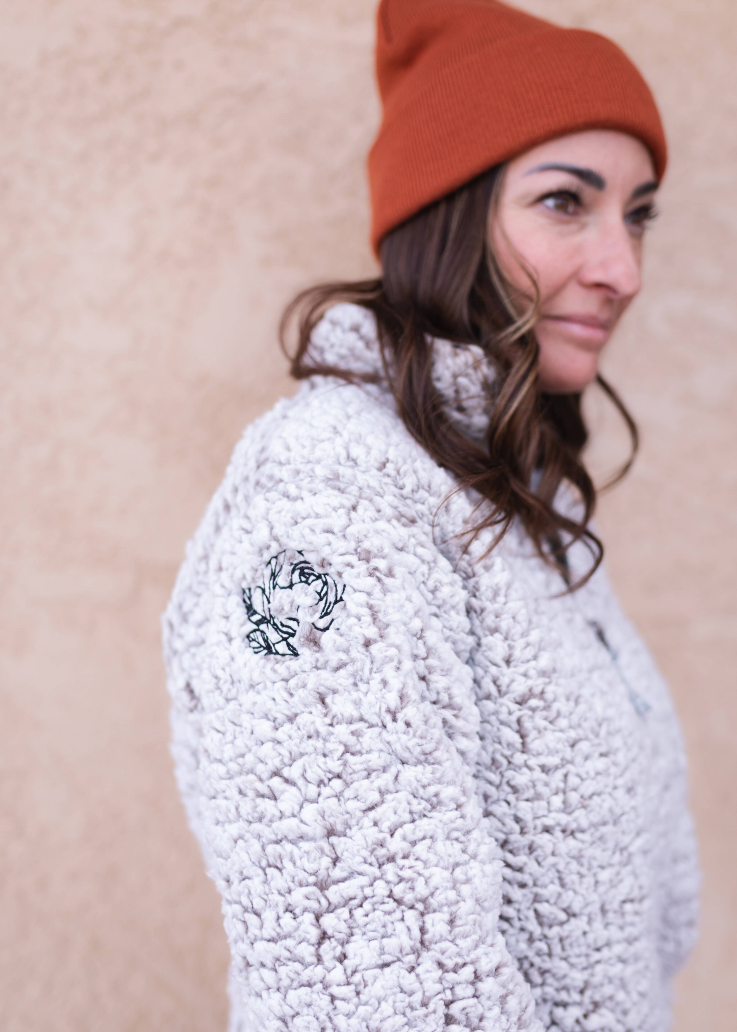 Sherpa Quarter Zip Sweater